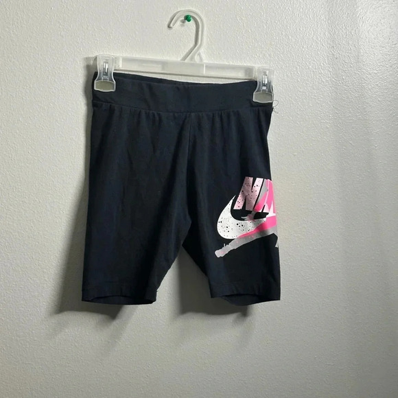 Air Jordan Girls Black Biker Shorts‎ Size L. - Picture 1 of 6